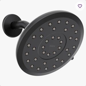 Moen Verso Fixed Shower Head in Matte Black 220R7BL
